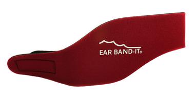 Ear Band-it® Červená Čelenka na plávanie Veľkosť čelenky: Stredná Čelenka na plávanie