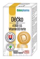 Edenpharma Déčko 4000 I.U. 120 kapsúl