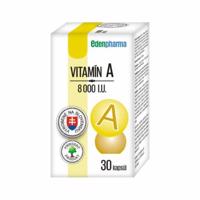 EDENPHARMA Vitamín A 8000 I.U. 30 kapsúl