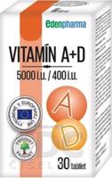 EDENPharma VITAMÍN A + D3 (5000 I.U./ 400 I.U.) tbl 1x30 ks