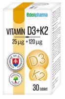 Edenpharma Vitamín D3 + K2 30 tabliet