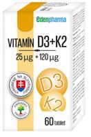 Edenpharma Vitamín D3 + K2 60 tabliet