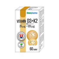 EDENPHARMA Vitamín D3 + K2 60 tabliet