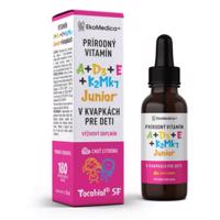 EKOMEDICA SK Prírodný vitamín A+E+D3+K2Mk7 junior citrón 30 ml