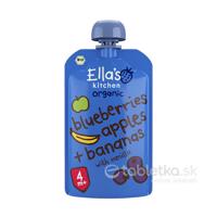 Ella's Kitchen BIO Jablko, čučoriedka a banán 4m+, 120g