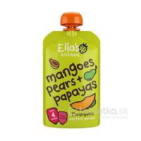 Ella's Kitchen BIO Mango, hruška a papája 4m+, 120g