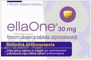 ellaOne 30 mg filmom obalená tableta tbl flm (blis.PVC/PVDC/Al) 1x1 ks