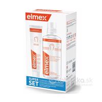 Elmex CARIES PROTECTION ústna voda 400ml + zubná pasta 75ml