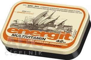 energit MULTIVITAMIN vitamínové tablety s príchuťou pomaranč 1x42 ks