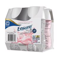 Ensure Plus jahodová príchuť 4x220ml