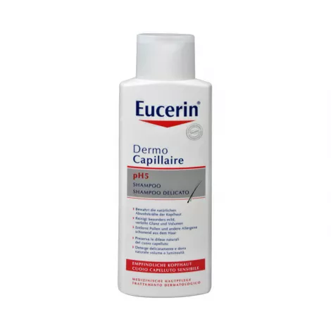 Eucerin Dermo Capillaire pH5 šampón pre citlivú pokožku 250 ml