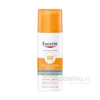 Eucerin Dry Touch Oil Control SPF 50+ krémový gél na opaľovanie na tvár svetlý 50ml