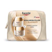 EUCERIN Hyaluron-filler + elasticity denný a nočný krém 2 x 50 ml Vianoce set