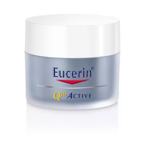 Eucerin Q10 Active regeneračný nočný krém proti vráskam pre všetky typy citlivej pleti 50 ml