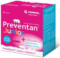 Farmax Preventan Junior + vitamín C 90 ks