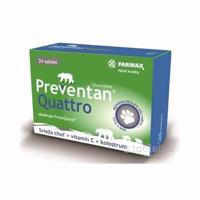 FARMAX Preventan Quattro + vitamín C 24 tbl