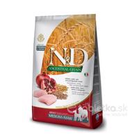 Farmina N&D Dog AG Adult Medium & Maxi, Light, Chicken, Spelt, Oats & Pomegranate 2,5kg