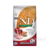 Farmina N&D Dog AG Senior Medium & Maxi, Chicken, Spelt, Oats & Pomegranate 2,5kg