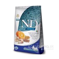 Farmina N&D dog OCEAN (AG) adult mini, codfish, spelt, oats & orange 2,5kg