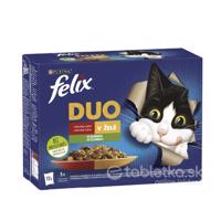 Felix Fantastic Multipack Duo kapsičky mäsový a zeleninový výber v želé 12x85g