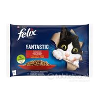 Felix Fantastic Multipack kapsičky hovädzie a kuracie v želé 4x85g