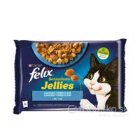 Felix Sensations Multipack losos a treska v želé 4x85g