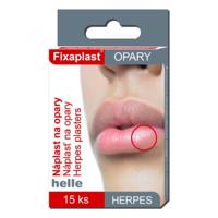 FIXAPLAST Herpes náplasť na opary 15 kusov