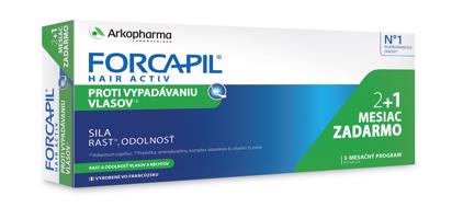 FORCAPIL HAIR ACTIV tbl 60+30 (2+1 mesiac zadarmo) (inov. 2022) 1x90 ks