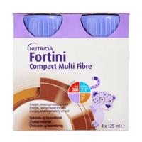 FORTINI Compact multi fibre čokoláda karamel 4 x 125 ml