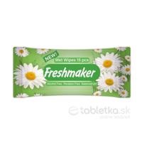 Freshmaker vlhčené obrúsky Wet Wipes KAMILKA bez alkoholu 15ks