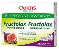 Fructolax Ovocie a vláknina Kocky 24 ks