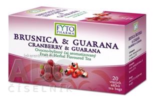 FYTO BRUSNICA & GUARANA ovocno-bylinný čaj 20x2 g (40 g)