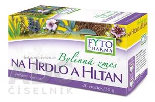 FYTO Bylinná zmes NA HRDLO A HLTAN 20x1,5 g (30 g)