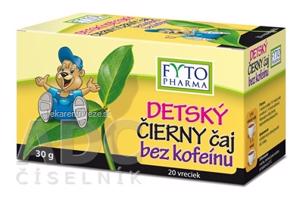 FYTO DETSKÝ ČIERNY čaj bez kofeínu vrecká 20x1,5 g (30 g)