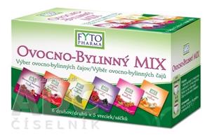 FYTO OVOCNO-BYLINNÝ MIX 6 druhov po 5 vrecúšok, 30x2 g (60 g)