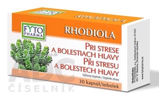 FYTO RHODIOLA cps 1x30 ks