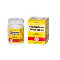 GALVEX Calcii carbonas 500 mg 50 tabliet