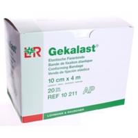 GEKALAST Hydrof. elastický fixačný obväz 10 cm x 4 m 20 kusov