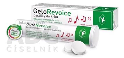 GeloRevoice pastilky na hrdlo, čerešňa mentol (inov. 2019) 1x20 ks