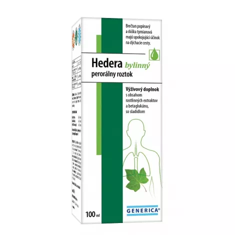 GENERICA Hedera bylinný perorálny roztok 100 ml