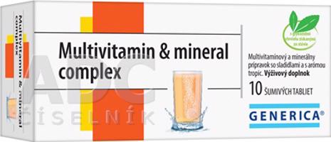 Generica Multivitamin & mineral complex tbl eff 10 ks