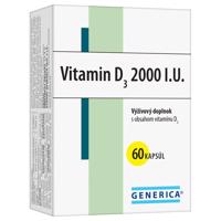 Generica Vitamin D3 2000 I.U. 60 kapsúl