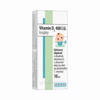 GENERICA Vitamin D3 400 I.U. kvapky 10 ml