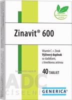 GENERICA Zinavit 600 s limetkovou arómou tbl (vitamín C + Zinok) 1x40 ks