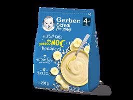 Gerber Cereal mléčná kaše banánová Dobrou noc 230 g