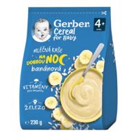 GERBER Cereal mliečna kaša dobrú noc banánová od ukonč. 4. mesiaca 230 g