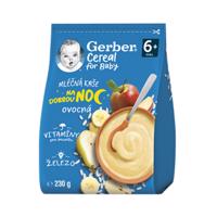 GERBER Cereal mliečna kaša dobrú noc ovocná od ukonč. 6. mesiaca 230 g