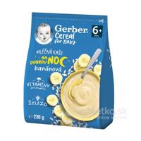 Gerber Cereal Mliečna kaša na Dobrú noc banánová 6m+, 230g