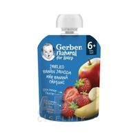 Gerber Natural Kapsička Jablko, banán a jahoda