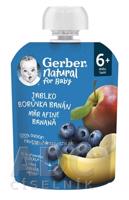 Gerber Natural Kapsička Jablko, čučoriedka a banán ovocná desiata (od ukonč. 6. mesiaca) 1x90 g